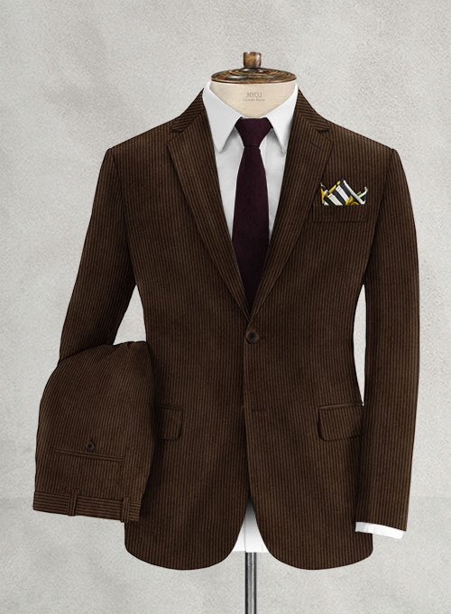 Rich Brown Corduroy Suit