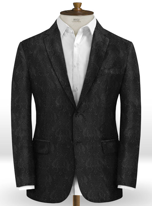 Rilda Black Wool Suit