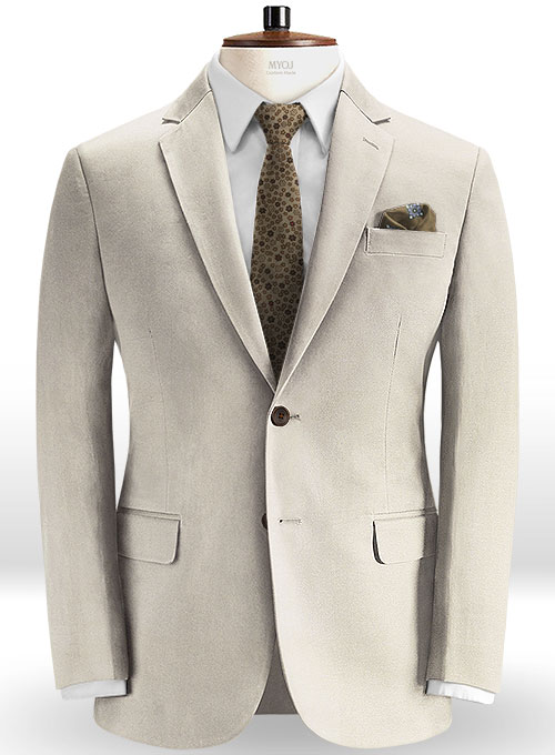 River Beige Chino Suit