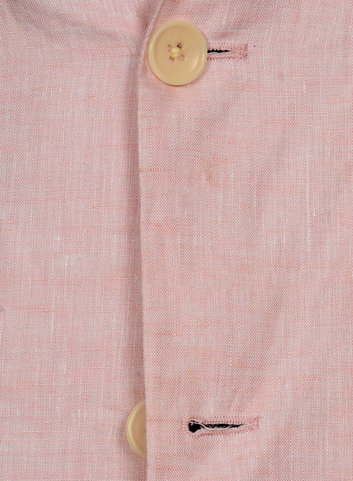 Roman Light Pink Linen Jacket