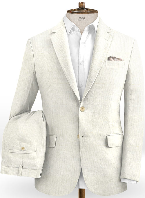 Safari Natural Cotton Linen Suit