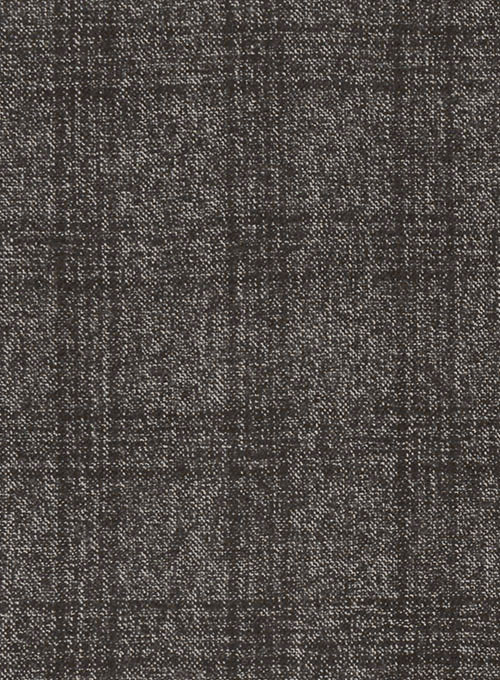 Saga Charcoal Feather Tweed Suit