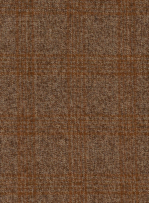 Saga Rust Feather Tweed Suit