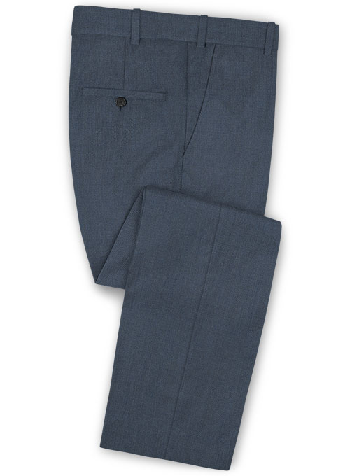 Scabal Blue Twill Wool Suit