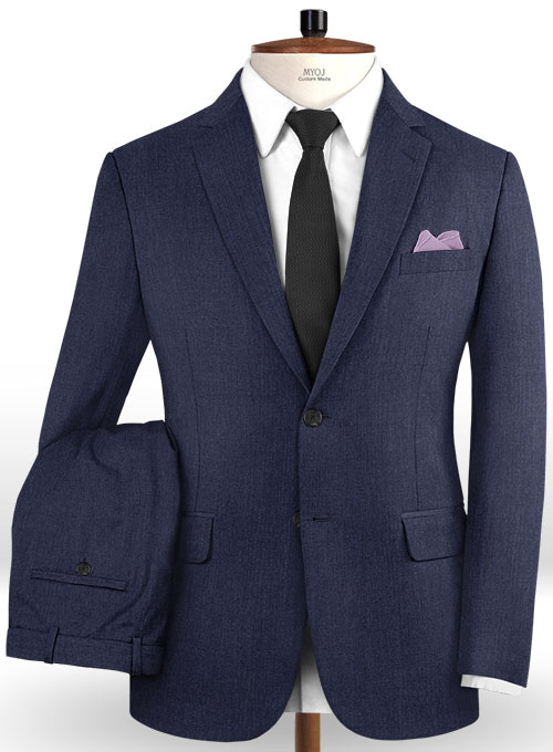 Scabal Indigo Wool Suit : Made To Measure Custom Jeans For Men & Women ...