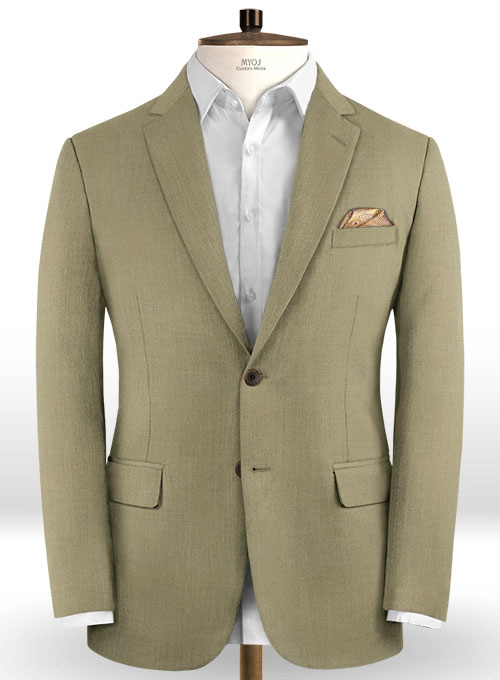 Scabal Moss Green Wool Suit