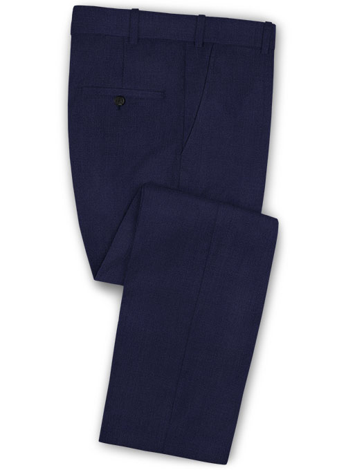 Scabal Navy Blue Wool Suit