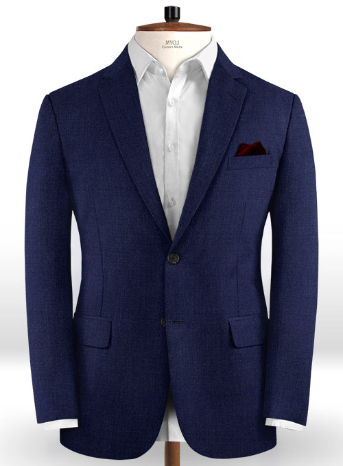 Scabal Regal Blue Wool Suit