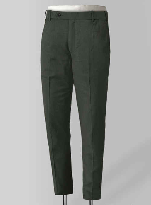 Scabal Seaweed Green Wool Suit - Click Image to Close