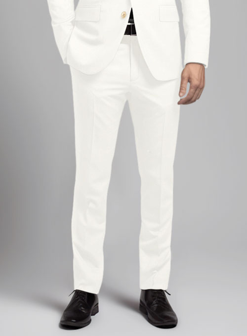 Scabal Ivory Wool Suit