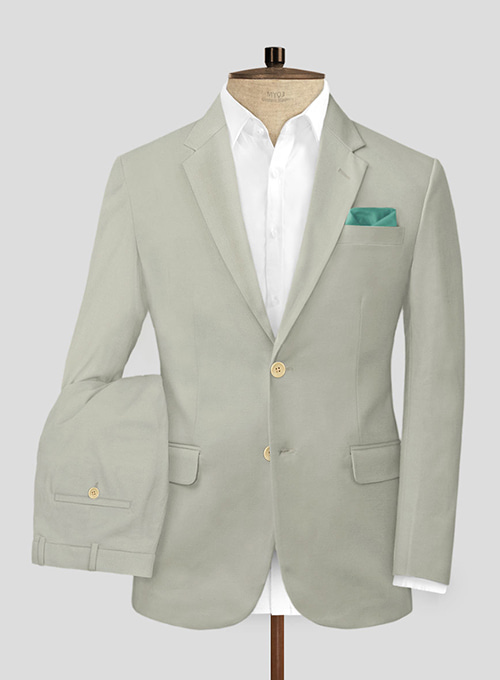 Slate Green Stretch Chino Suit