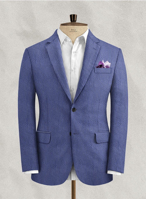 Solbiati Azure Blue Seersucker Suit