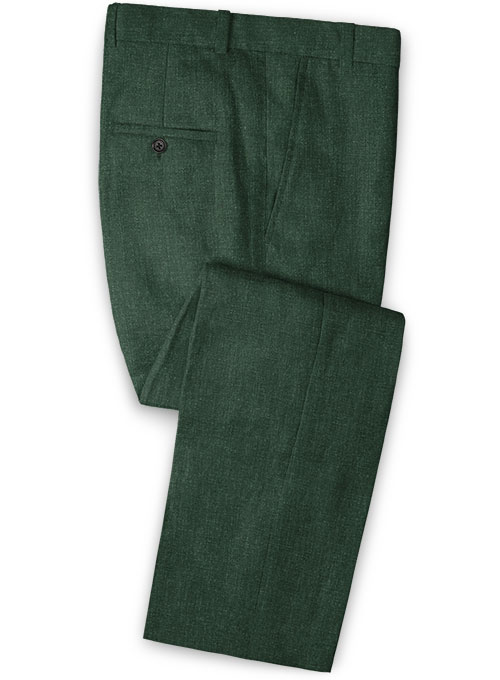Solbiati Bottle Green Linen Suit