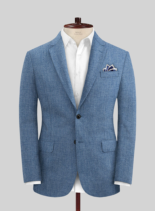 Solbiati Denim Light Blue Linen Suit