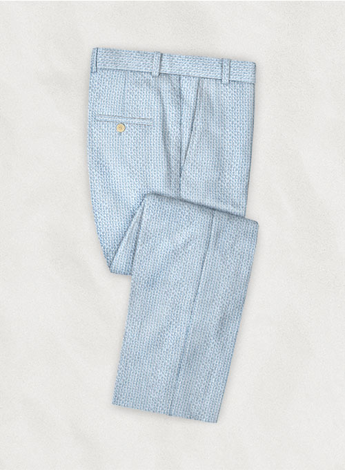 Solbiati Gingham Light Blue Seersucker Suit - Click Image to Close