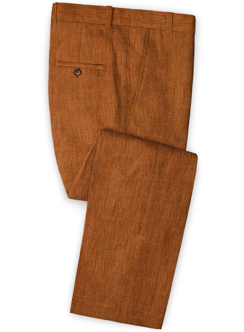 Solbiati Rust Linen Suit - Click Image to Close