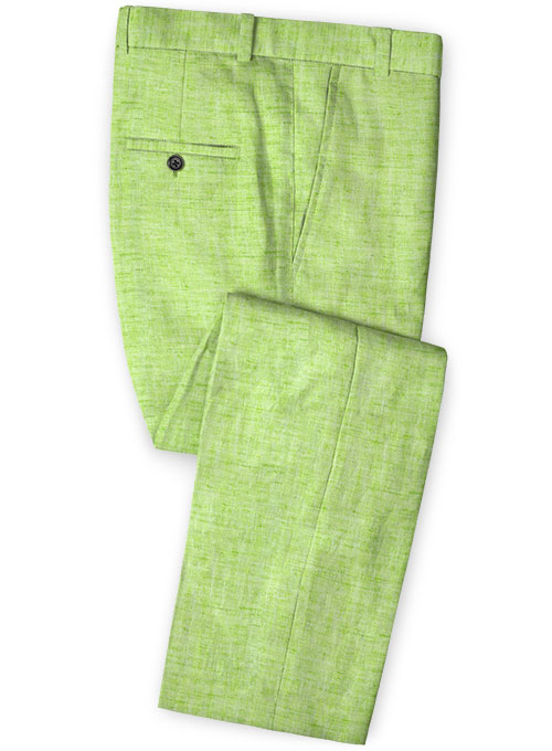 Solbiati Spring Green Linen Suit - Click Image to Close