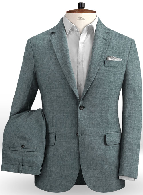Solbiati Stone Gray Linen Suit