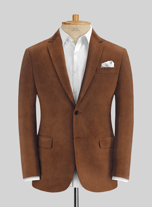 Spring Brown Corduroy Suit - Click Image to Close