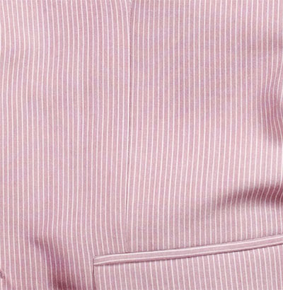 Stripe Pink Wool Linen Jacket