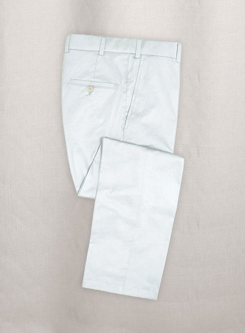 Stretch Summer Sky Blue Chino Suit