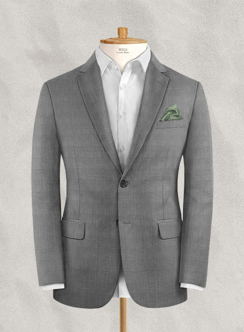 Stretch Glen Gray Wool Suit