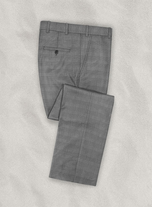 Stretch Glen Gray Wool Suit