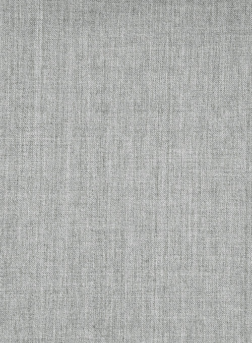 Stretch Light Gray Wool Suit - Click Image to Close