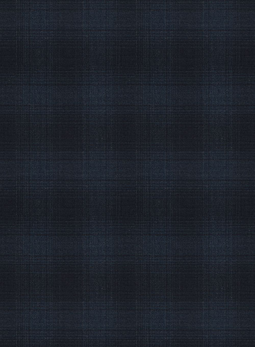 Stretch Scot Blue Wool Suit
