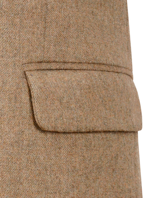Light Weight Melange Brown Tweed Suit - Click Image to Close