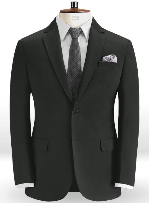 Super Dark Gray Chino Suit