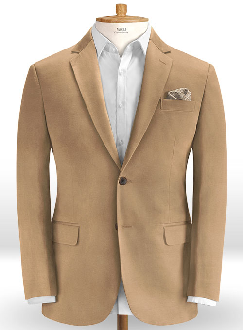 Tan Stretch Chino Suit