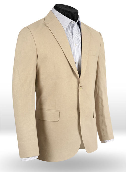 Tropical Beige Linen Suit : Made To Measure Custom Jeans For Men ...