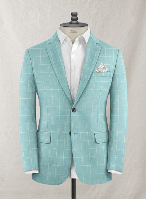 Trop Blue Wool Suit
