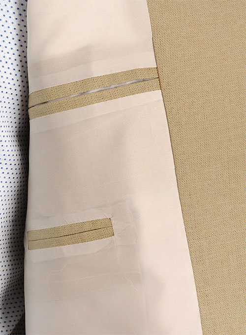 Tropical Beige Pure Linen Suit : Made To Measure Custom Jeans For Men &  Women, MakeYourOwnJeans®