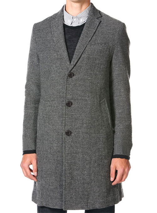 Tweed Long Coat : Made To Measure Custom Jeans For Men & Women ...