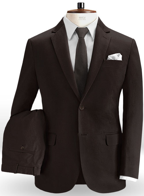 Twillino Thick Dark Brown Suit