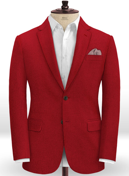 Naples Red Tweed Suit