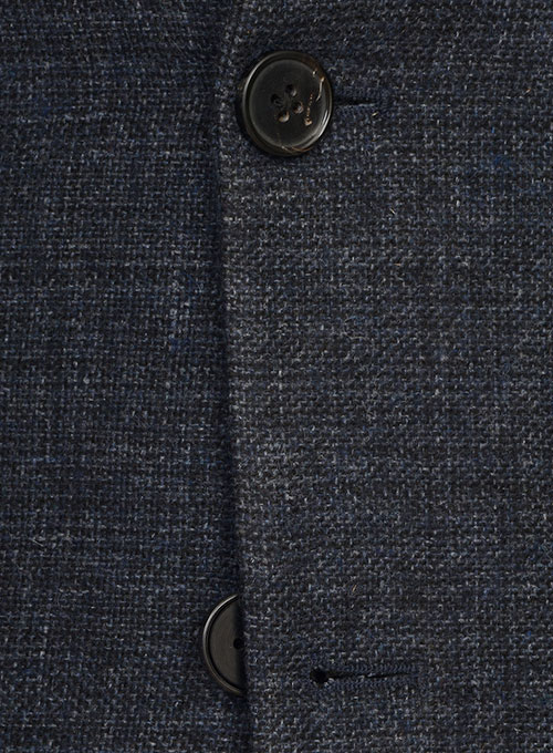 Vintage Glasgow Blue Tweed Jacket - Click Image to Close