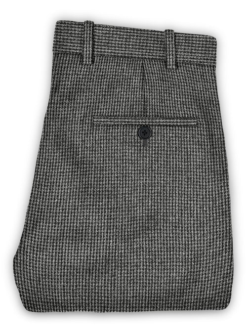 Vintage Gray Macro Weave Tweed Suit