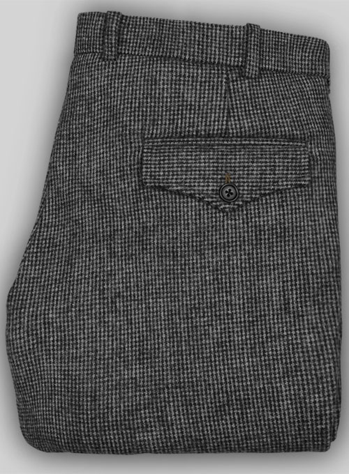 Vintage Gray Macro Weave Tweed Suit