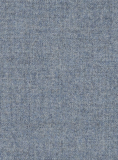 Vintage Rope Weave Spring Blue Tweed Jacket - 40R