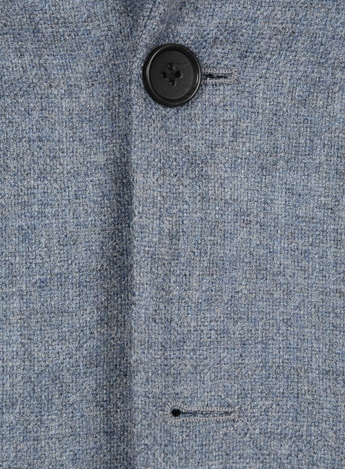Vintage Rope Weave Spring Blue Tweed Suit - Special Offer
