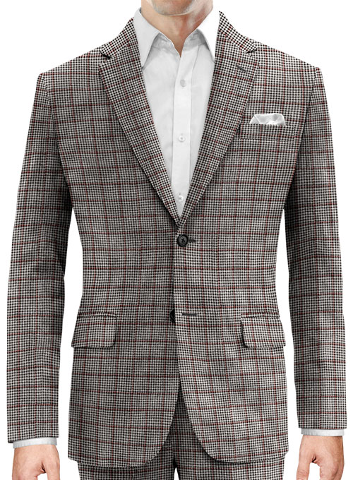 Vintage Checks Houndstooth Tweed Suit
