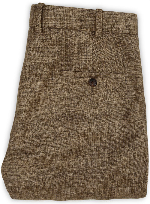 Vintage Glasgow Brown Tweed Suit