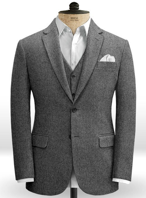 Gray Tweed Suit