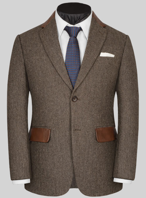 Tweed jacket Brown