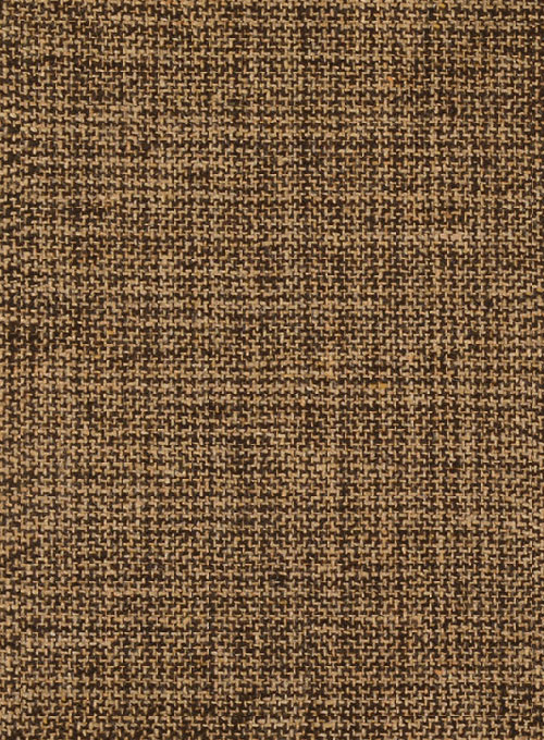 Vintage Glasgow Brown Tweed Pea Coat - Click Image to Close