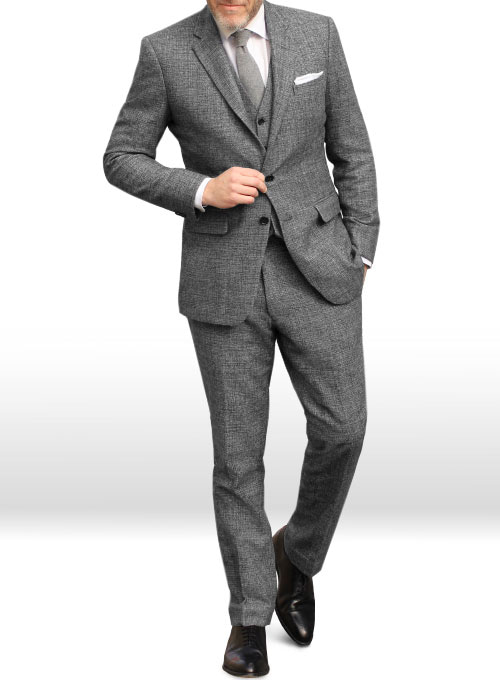 Vintage Glasgow Gray Tweed Suit - Click Image to Close