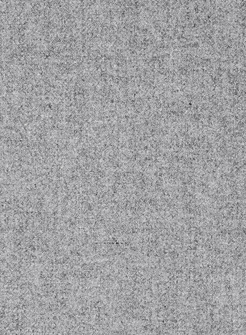 Vintage Plain Gray Tweed Pea Coat